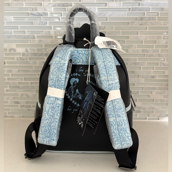 Loungefly Corpse Bride Emily Bouquet Mini Backpack NWT
